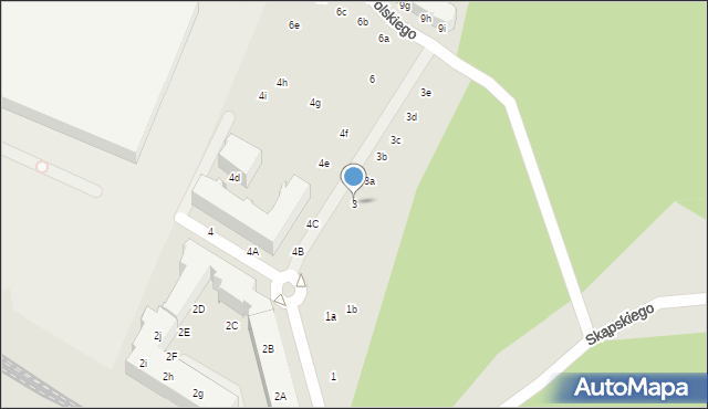 Poznań, Meissnera Janusza, 3, mapa Poznania