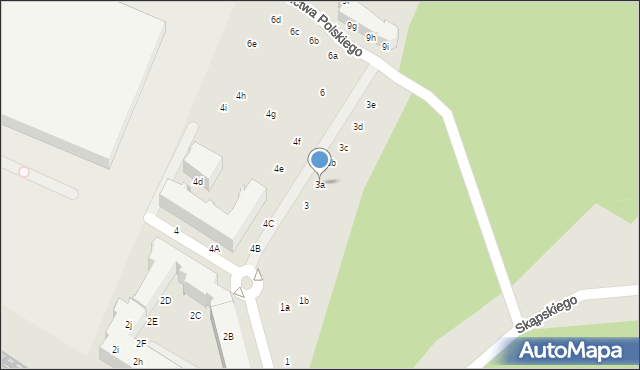 Poznań, Meissnera Janusza, 3a, mapa Poznania