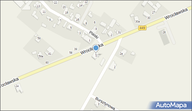 Rojów, Meszyny, 1, mapa Rojów