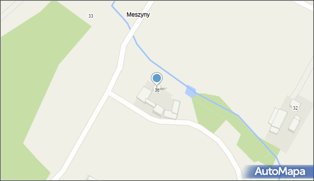 Rojów, Meszyny, 36, mapa Rojów