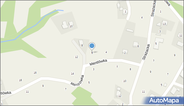 Staszkówka, Mentlówka, 6, mapa Staszkówka