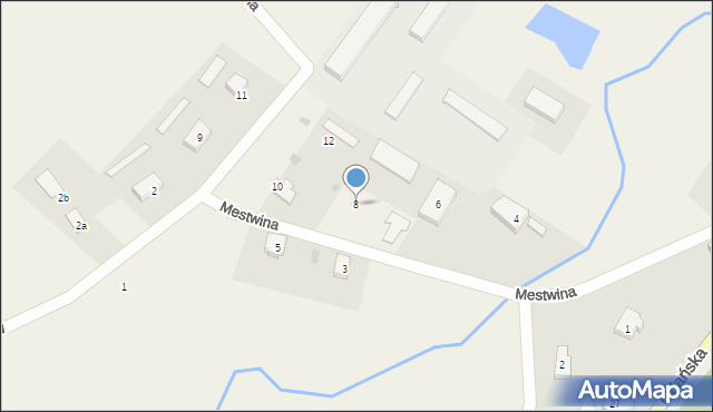 Trzepowo, Mestwina, 8, mapa Trzepowo