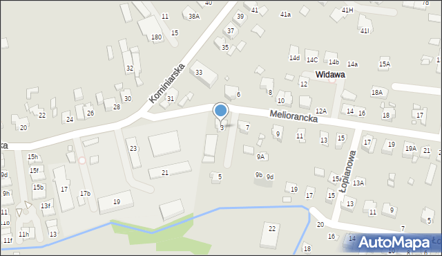 Wrocław, Meliorancka, 3, mapa Wrocławia