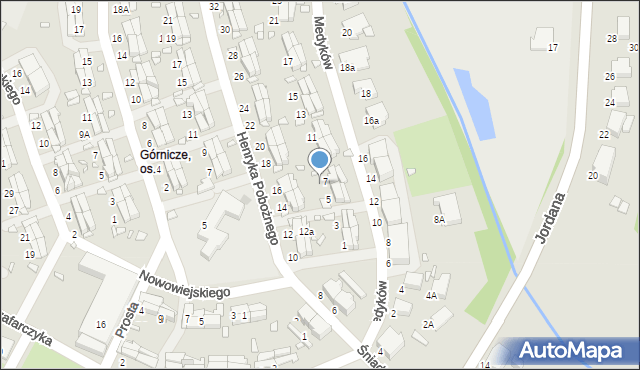 Zabrze, Medyków, 7A, mapa Zabrza