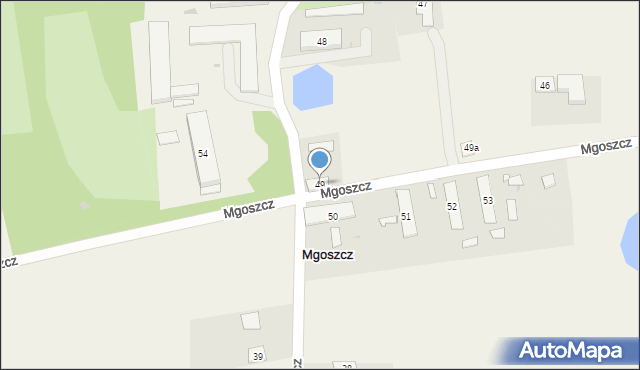 Mgoszcz, Mgoszcz, 49, mapa Mgoszcz