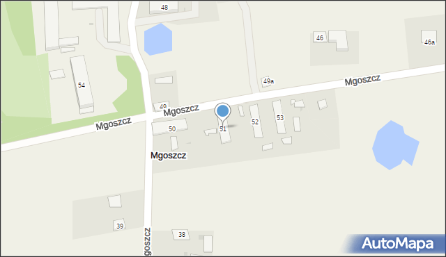 Mgoszcz, Mgoszcz, 51, mapa Mgoszcz