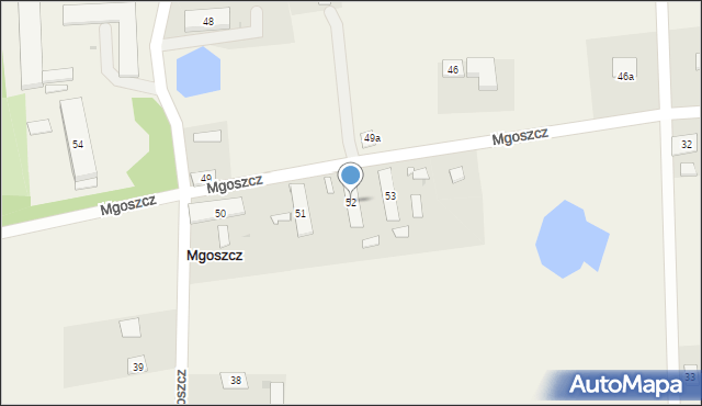 Mgoszcz, Mgoszcz, 52, mapa Mgoszcz