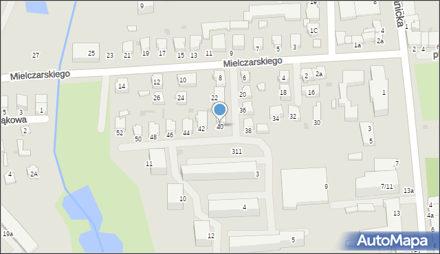 Bełchatów, Mielczarskiego Romualda, 40, mapa Bełchatów