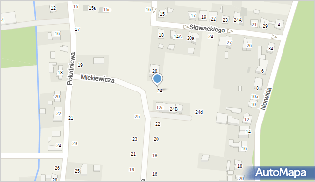 Bolechowo-Osiedle, Mickiewicza Adama, 26, mapa Bolechowo-Osiedle