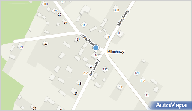 Bolmin, Milechowy, 14, mapa Bolmin