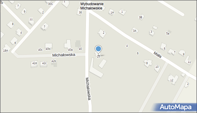 Brodnica, Michałowska, 25, mapa Brodnica