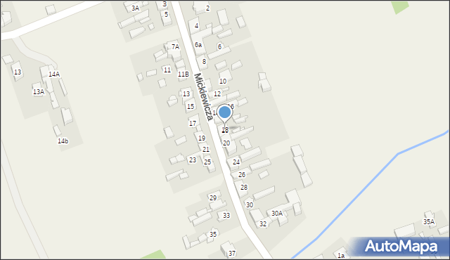 Brudzew, Mickiewicza Adama, 18, mapa Brudzew