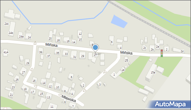 Bydgoszcz, Mińska, 27, mapa Bydgoszczy