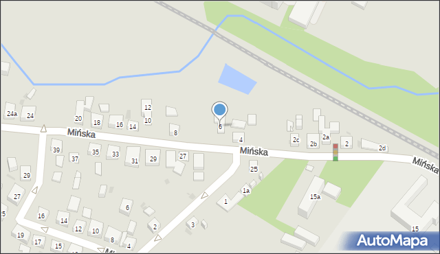 Bydgoszcz, Mińska, 6, mapa Bydgoszczy