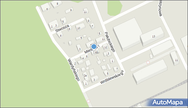 Bydgoszcz, Mieszka I, 8, mapa Bydgoszczy