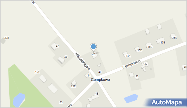 Cempkowo, Mikołajczyka Stanisława, 47, mapa Cempkowo