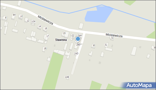 Chmielnik, Mickiewicza Adama, 24C, mapa Chmielnik