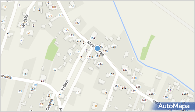 Chruszczobród, Mickiewicza Adama, 163, mapa Chruszczobród