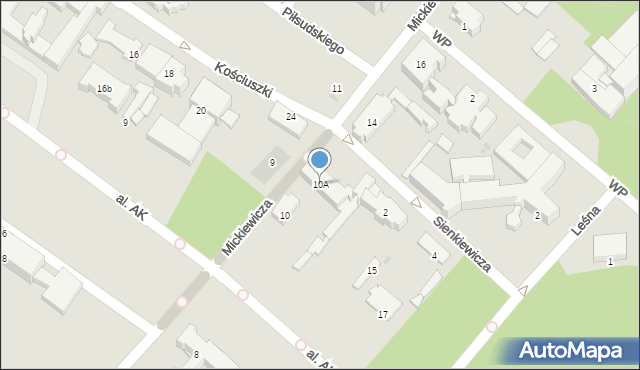 Ciechocinek, Mickiewicza Adama, 10A, mapa Ciechocinek