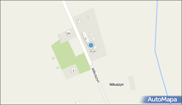 Czerlejno, Mikuszyn, 7, mapa Czerlejno