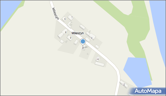 Droglowice, Mileszyn, 10, mapa Droglowice