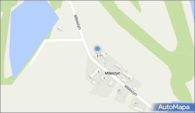 Droglowice, Mileszyn, 6, mapa Droglowice