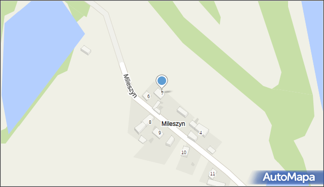 Droglowice, Mileszyn, 7, mapa Droglowice