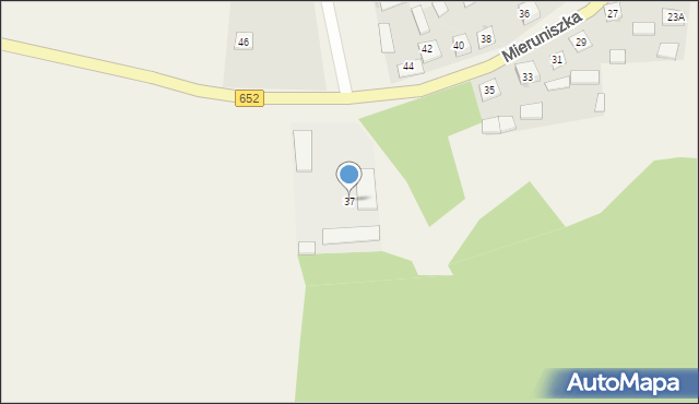 Filipów, Mieruniszka, 37, mapa Filipów