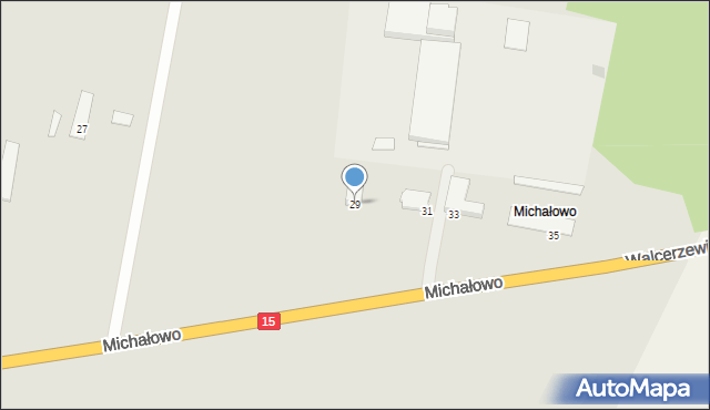 Gniewkowo, Michałowo, 29, mapa Gniewkowo