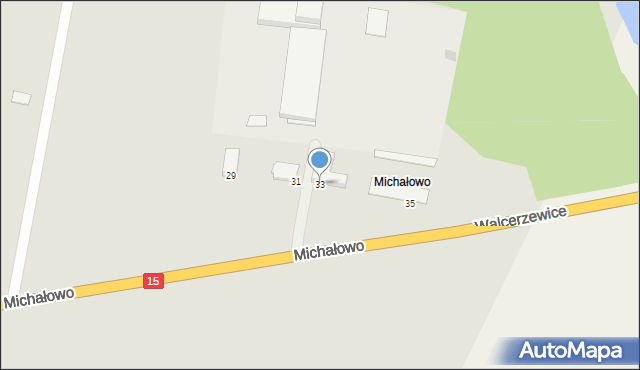 Gniewkowo, Michałowo, 33, mapa Gniewkowo