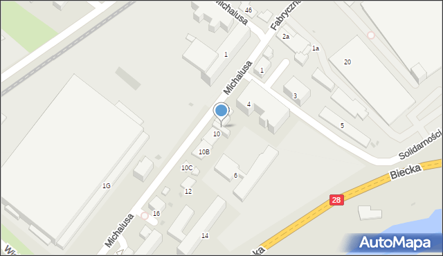 Gorlice, Michalusa Józefa, 6, mapa Gorlic