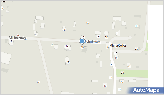 Hrubieszów, Michałówka, 4b, mapa Hrubieszów