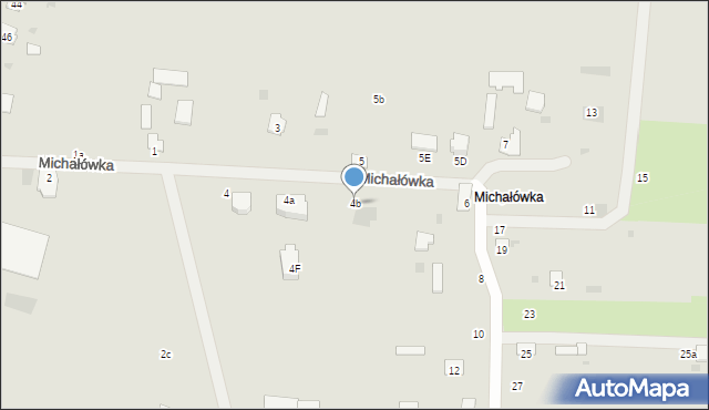 Hrubieszów, Michałówka, 4b, mapa Hrubieszów