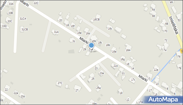 Imielin, Miarki Karola, 29a, mapa Imielin