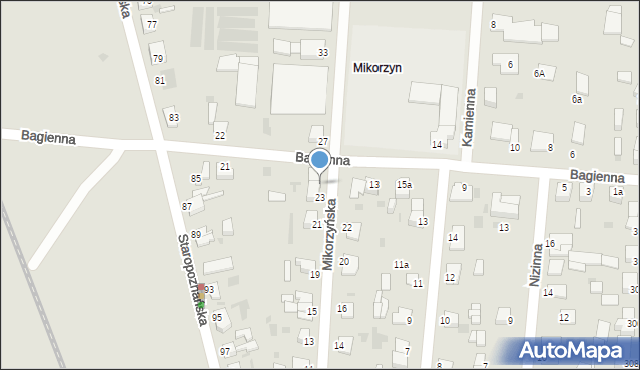 Inowrocław, Mikorzyńska, 25, mapa Inowrocławia