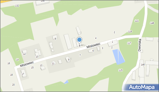 Izdebnik, Misiowiec, 6, mapa Izdebnik