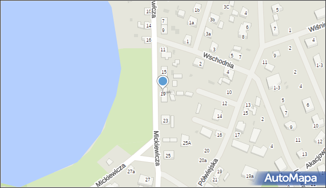 Kalisz Pomorski, Mickiewicza Adama, 19, mapa Kalisz Pomorski