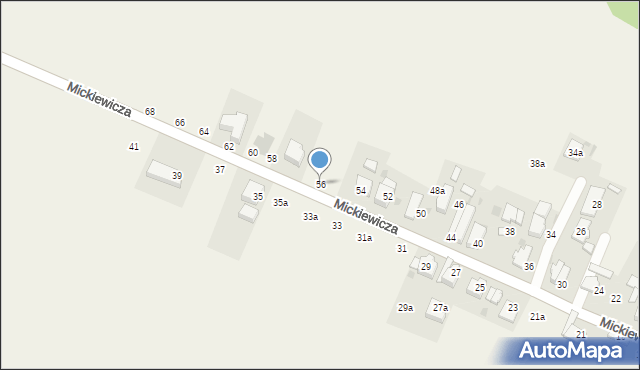 Kamień Śląski, Mickiewicza Adama, 56, mapa Kamień Śląski
