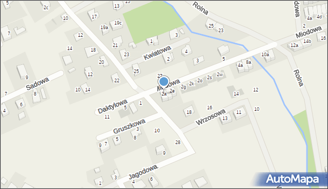 Kamieniec Wrocławski, Miodowa, 2a, mapa Kamieniec Wrocławski