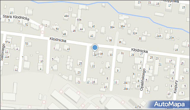 Katowice, Mierzejewskiego Bolesława, 24, mapa Katowic