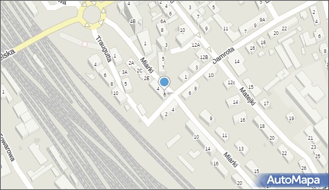 Kędzierzyn-Koźle, Miarki Karola, 6, mapa Kędzierzyna-Koźle