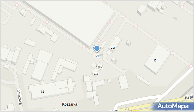 Kielce, Mielczarskiego Romualda, 227, mapa Kielc