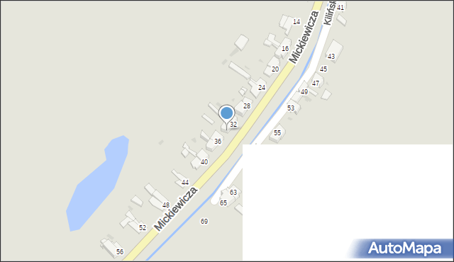 Kietrz, Mickiewicza Adama, 34, mapa Kietrz