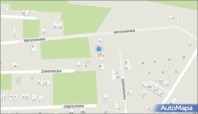 Kobyłka, Mironowska, 26, mapa Kobyłka