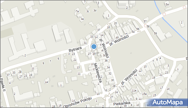 Kolbuszowa, Mickiewicza Adama, 10, mapa Kolbuszowa