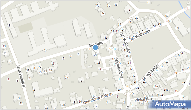 Kolbuszowa, Mickiewicza Adama, 21, mapa Kolbuszowa