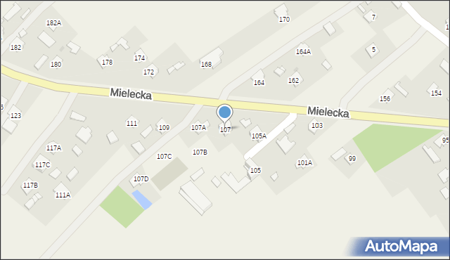 Kolbuszowa Dolna, Mielecka, 107, mapa Kolbuszowa Dolna