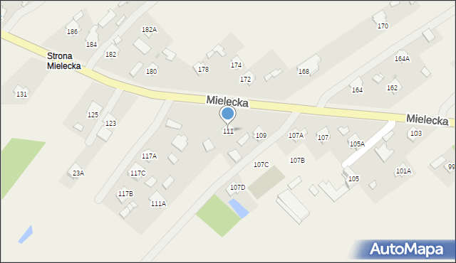 Kolbuszowa Dolna, Mielecka, 111, mapa Kolbuszowa Dolna