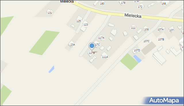 Kolbuszowa Dolna, Mielecka, 117B, mapa Kolbuszowa Dolna