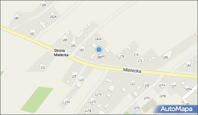 Kolbuszowa Dolna, Mielecka, 180, mapa Kolbuszowa Dolna